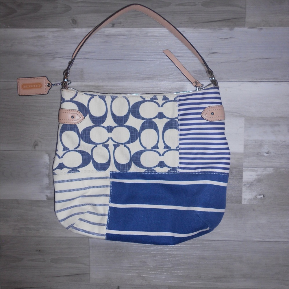 Coach Patchwork Daisy Convertible Shoulder Bag (2… - image 3